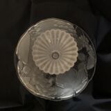 Fruit cup, glass, frosted décor and foot, bright