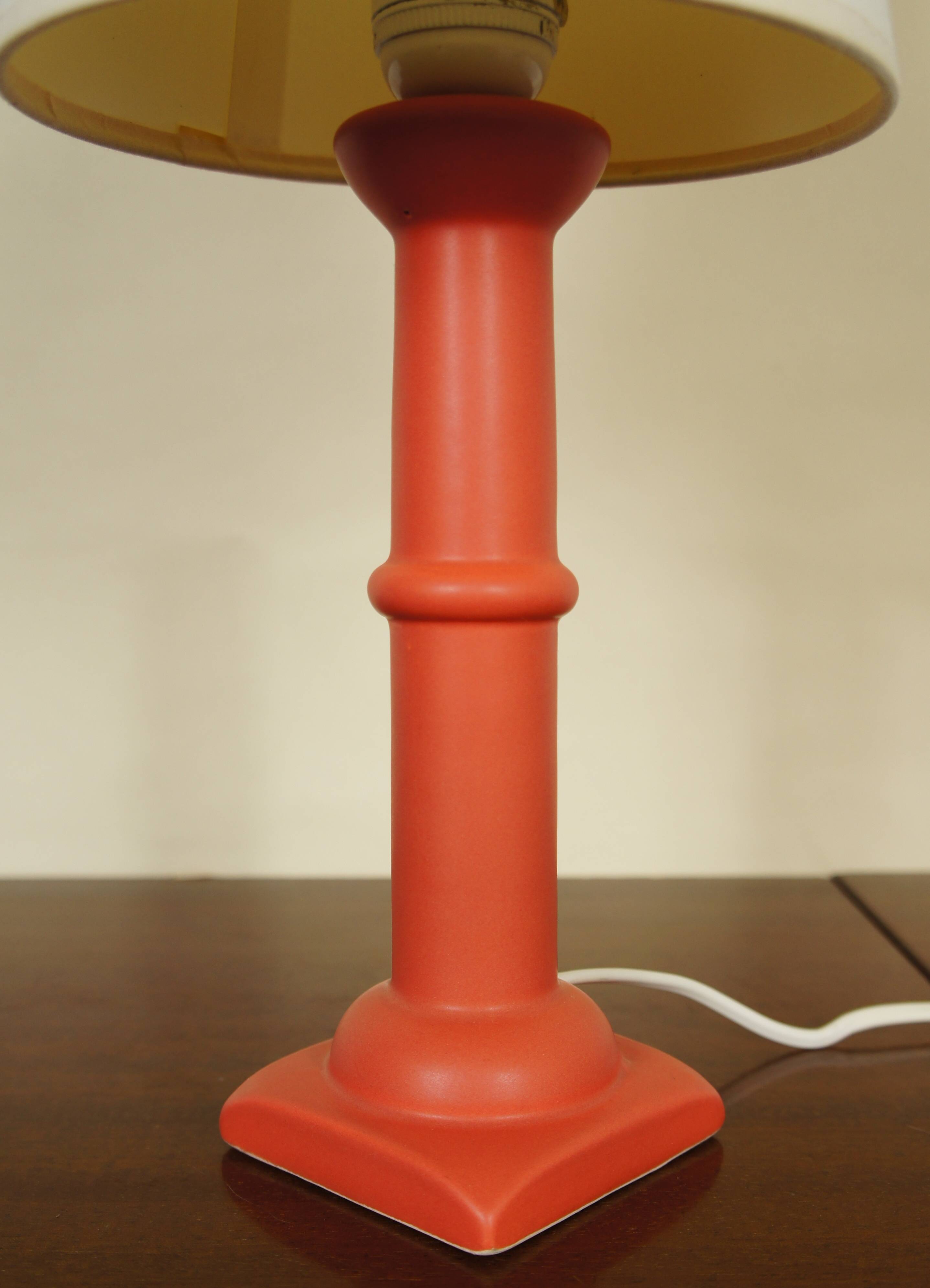 Brussels porcelain lamp