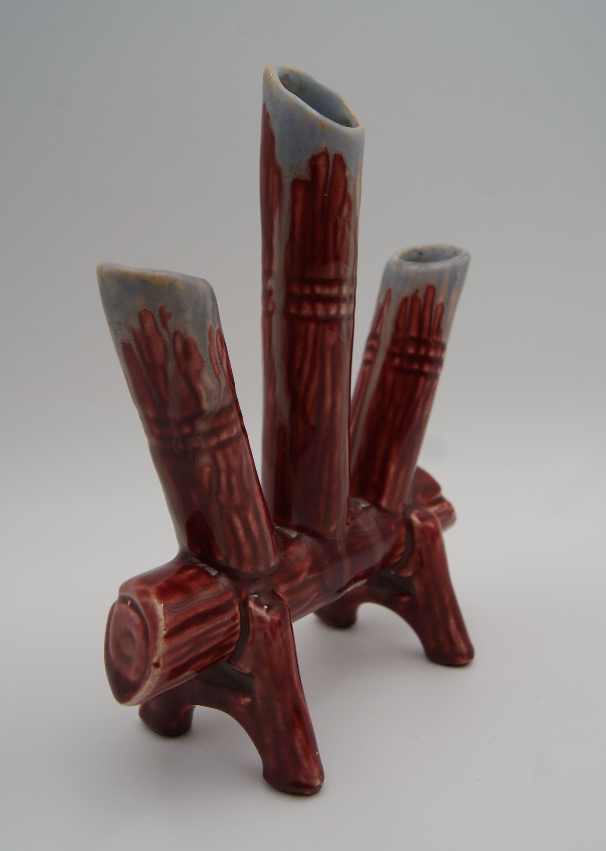 Triple ceramic vase Belgium