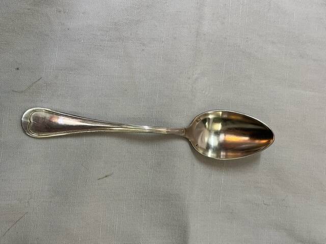 12 silver-plated teaspoons