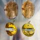 Pair of "Leaf" Murano pink glass wall sconces, Italy, circa 1970s