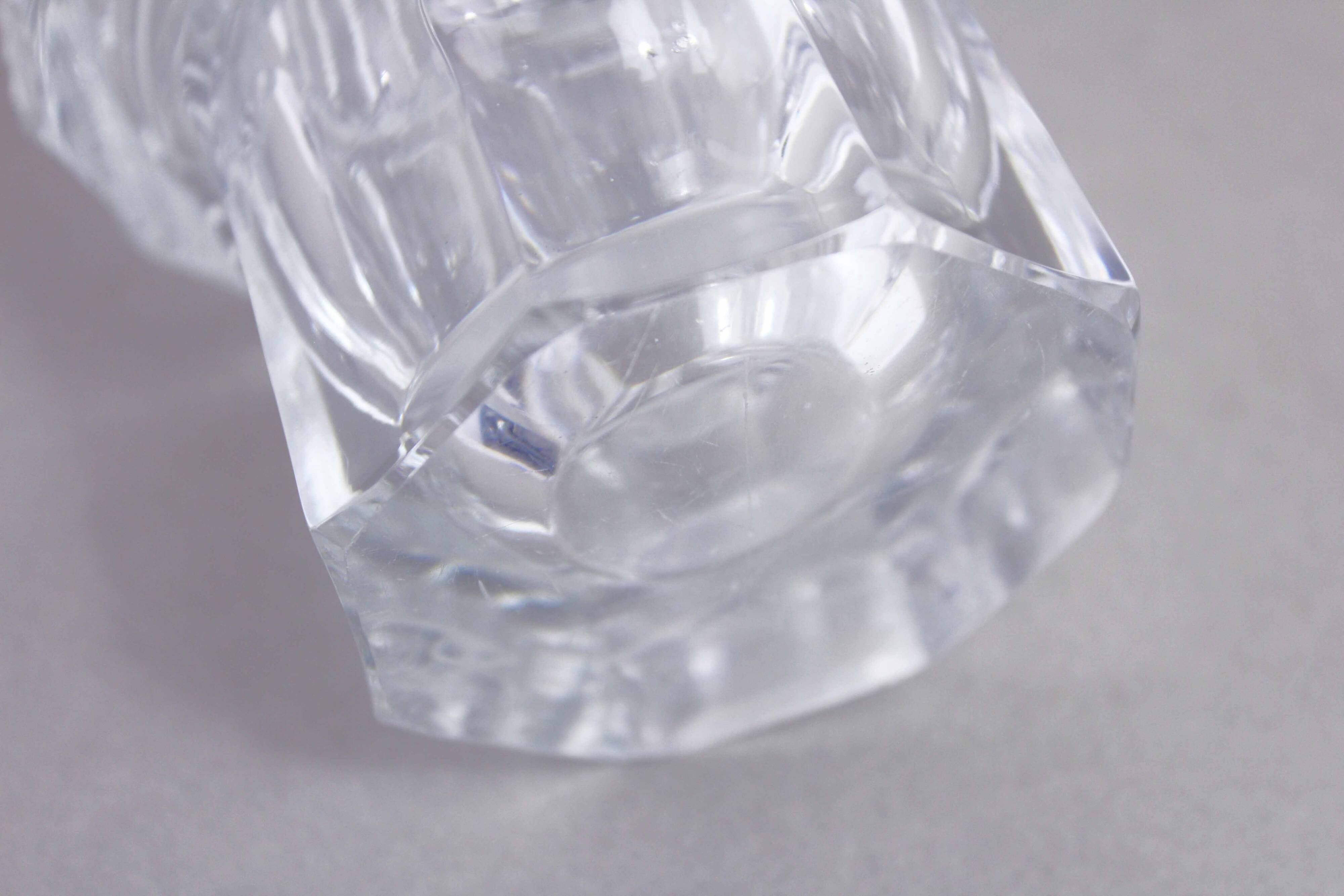 Vase vintage en cristal
