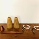 Teakwood and Sisal Pendant Lamp by Temde