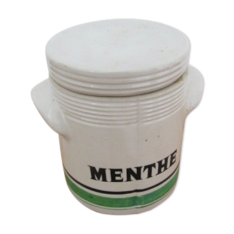 Pot couvert menthe Geneviève Lethu