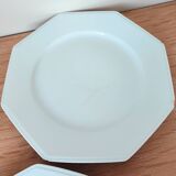 3 large plates limoges france