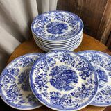 Twelve ironstone plates