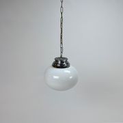 Pendentif ovale italien en opaline du milieu du siècle, années 1960