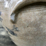 Glazed stoneware pot