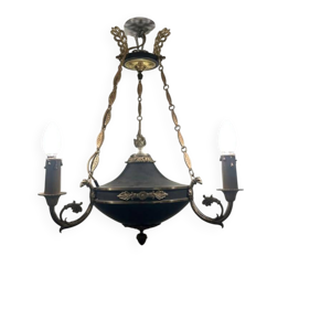 suspension ancienne bronze,