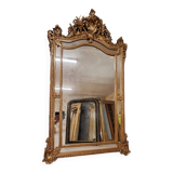 19th century mirror with parecloses 173 x 105