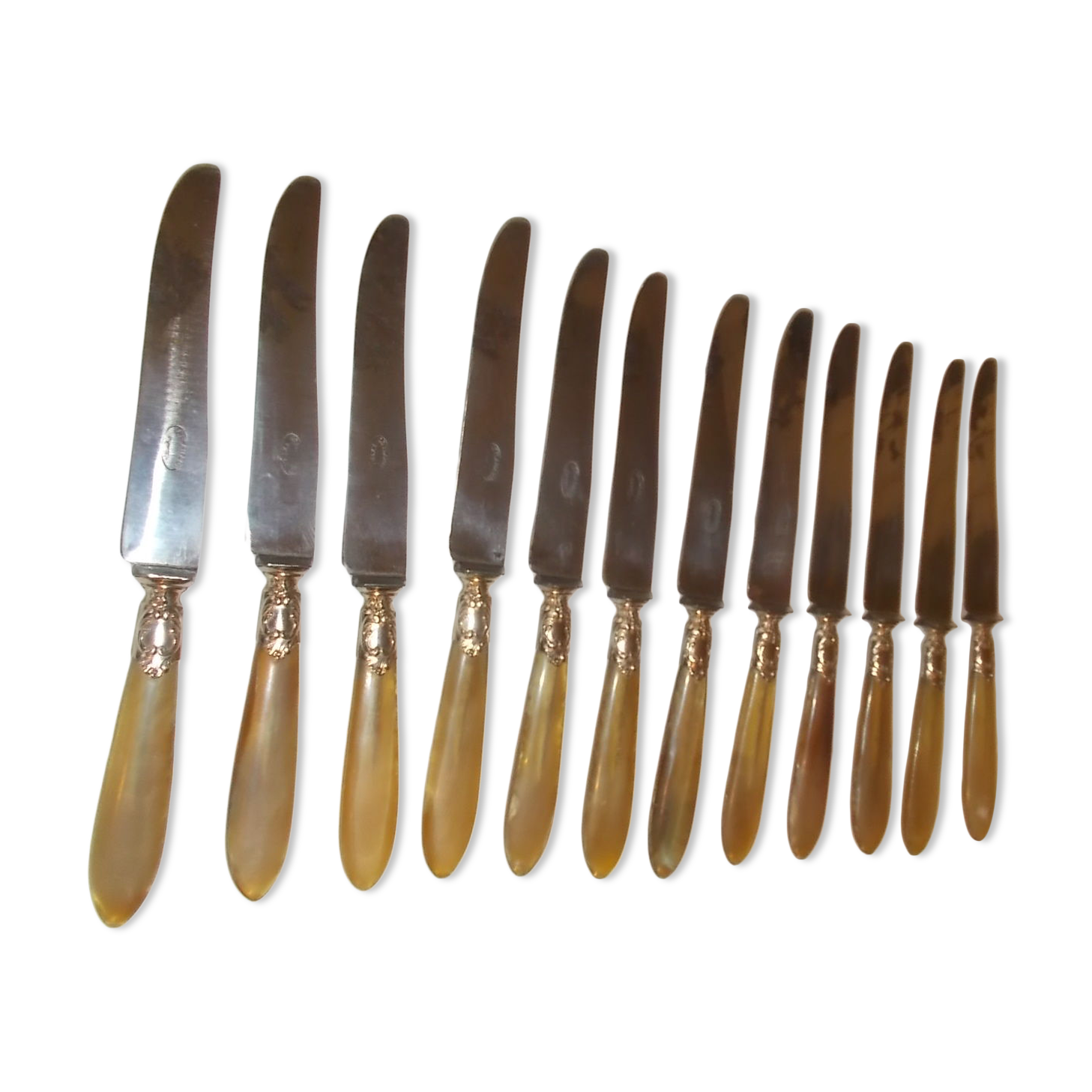 lot of 12 Leflamand knives