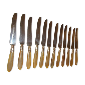 lot of 12 Leflamand knives