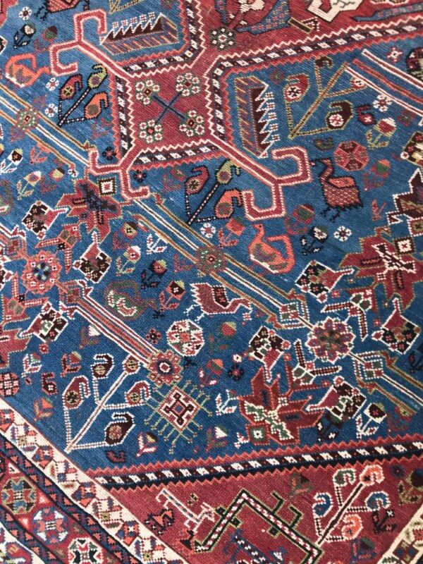Former carpet Persian Ghashghai done hand 145 X 189 CM