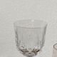 8 antique chiseled crystal stems - classic wine glasses