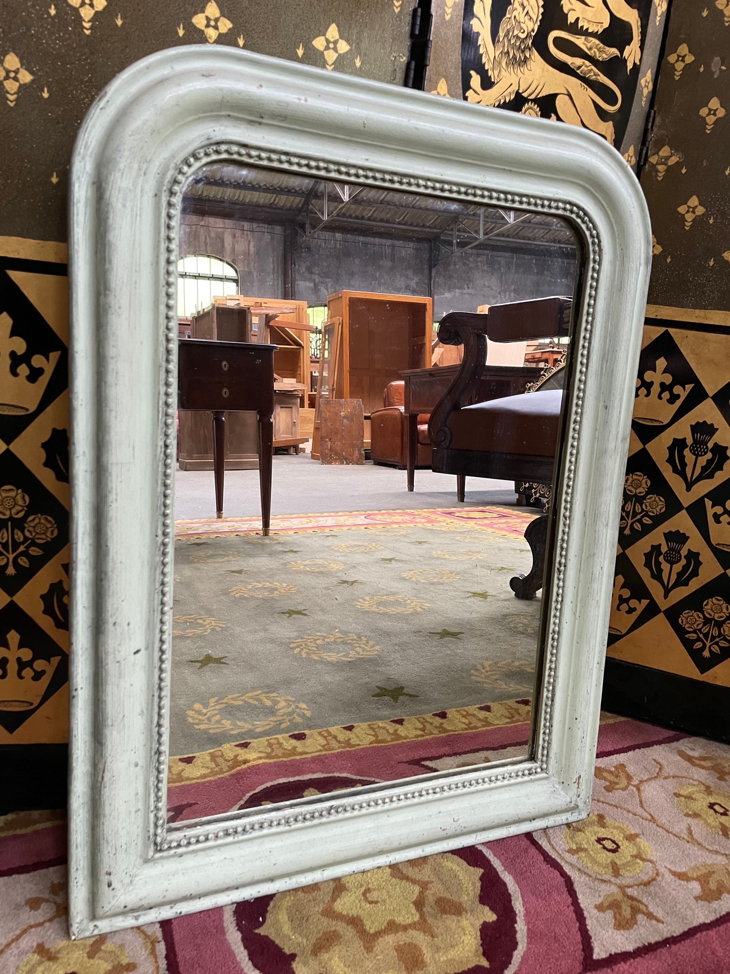 Mirror era Louis Philippe green patina  57x75cm