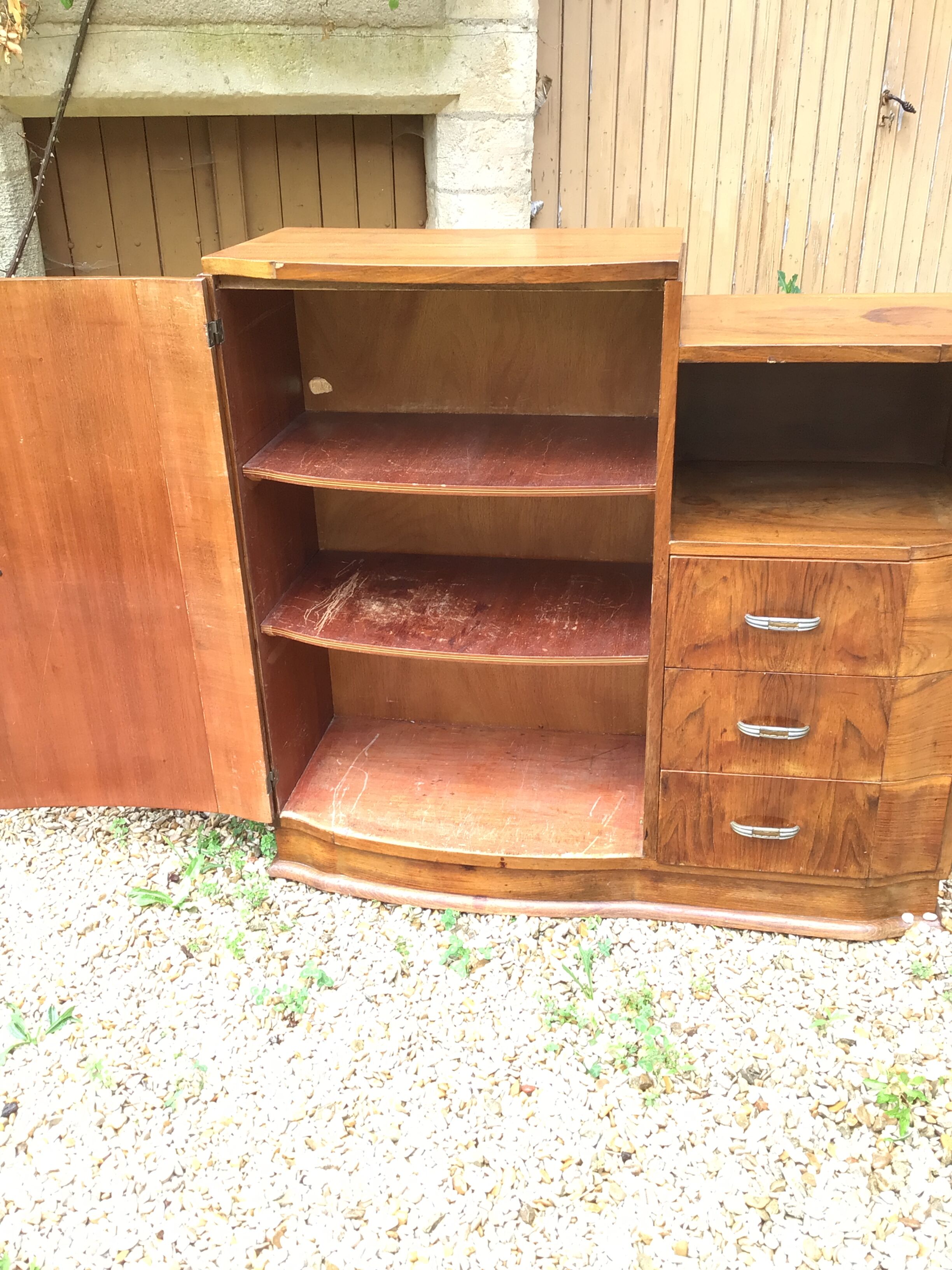 Bar furniture / buffet art deco salon around 1940