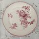 Art Nouveau flat plate, late 19th century, U&C Sarreguemines Digoin, Fontange model