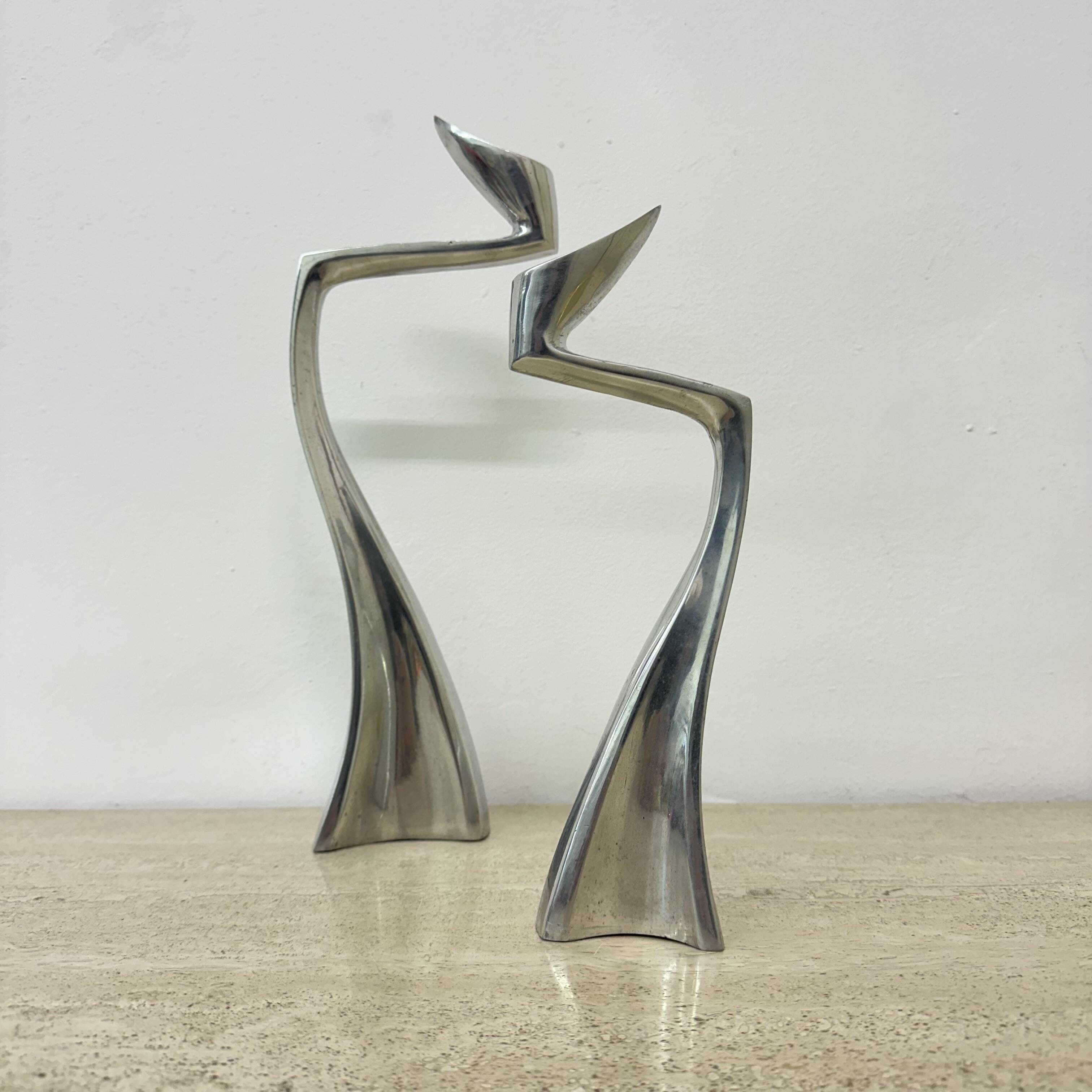 SCP ‘Swan’ / ‘Arclumis’ Candlesticks by Matthew Hilton, 1986