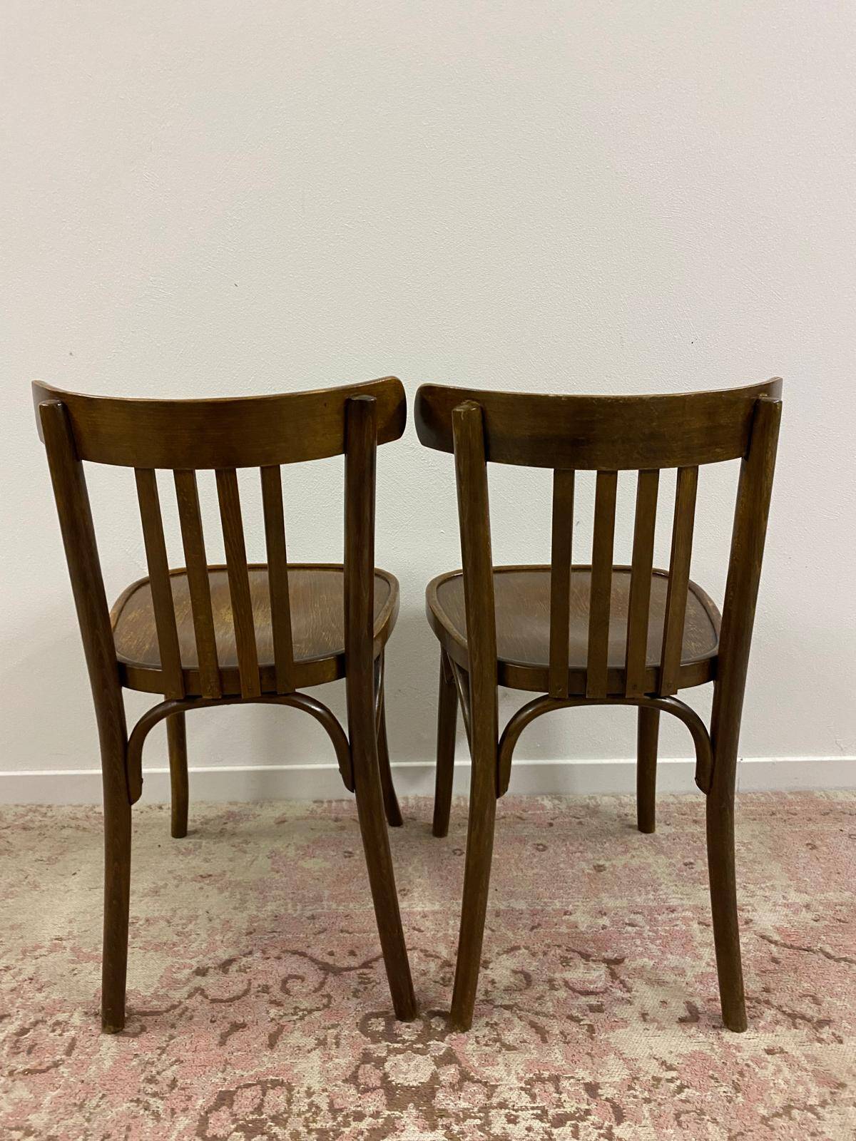 Pair of bistro chairs
