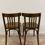 Paire de chaises de bistrot