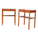 Pair of Scandinavian teak bedside tables from the 1960s