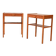 Pair of Scandinavian teak bedside tables from the 1960s