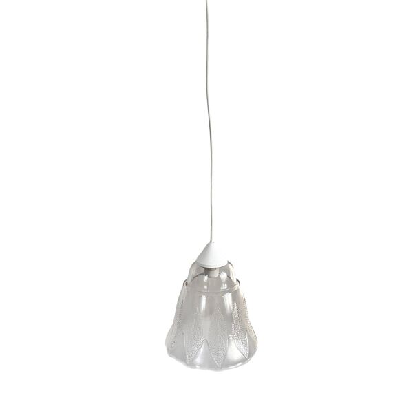 Lampe suspendue en forme de fleur, Narva Leuchen, Allemagne, années 1970.