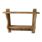 wall-mounted bakery shelf