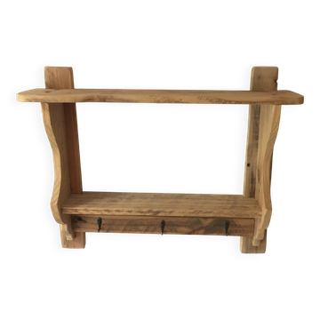 wall-mounted bakery shelf