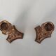 Paire de chandeliers en bronze
