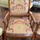 Salon 1900 signed by architect Basilé, 3 armchairs, 2 chairs, 2 ottomans.