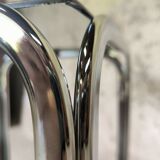 Vintage chrome saddle