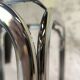 Vintage chrome saddle