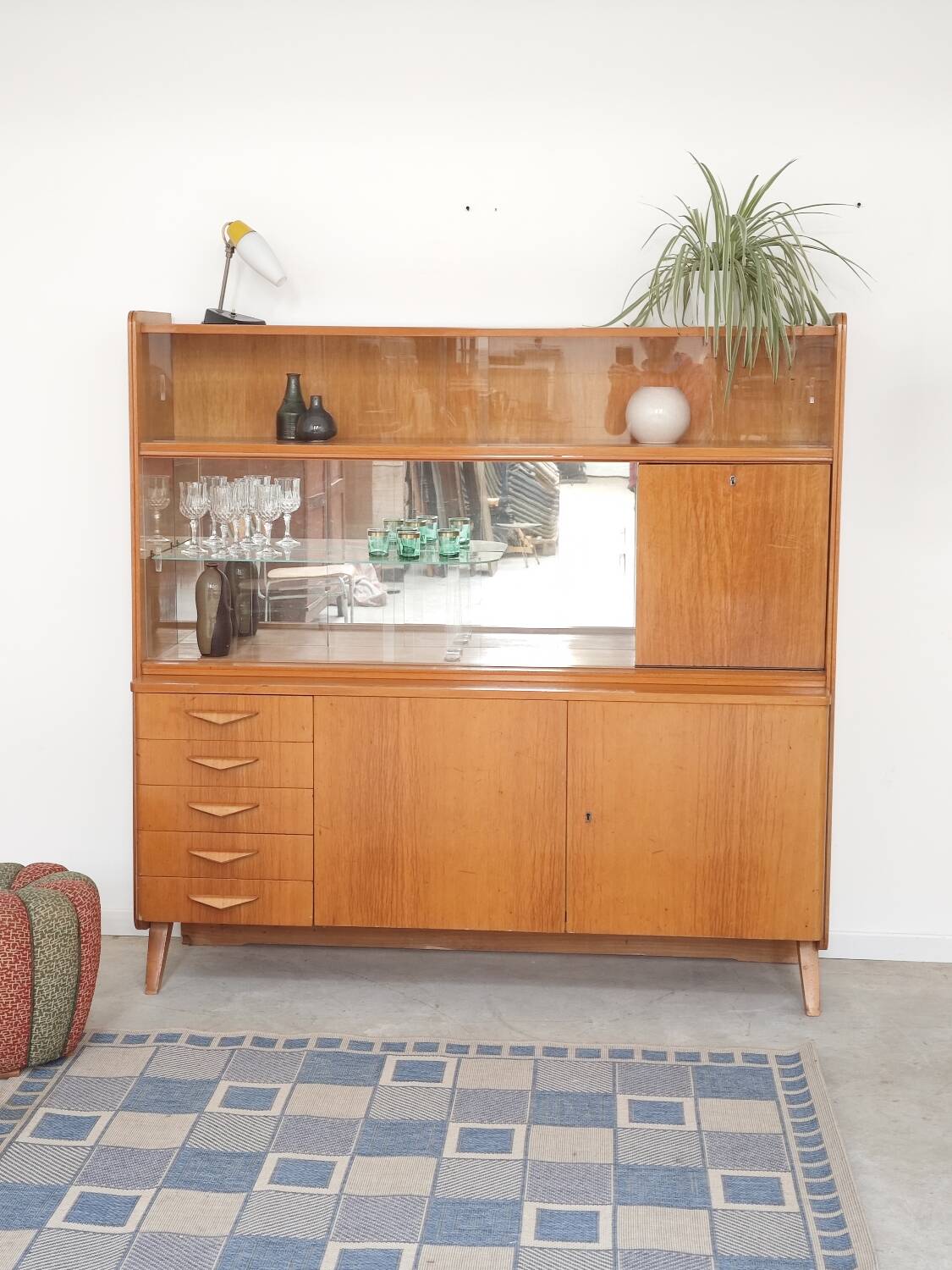 Vintage Czech display cabinet by Frantisek Jirak for Tatra 1960