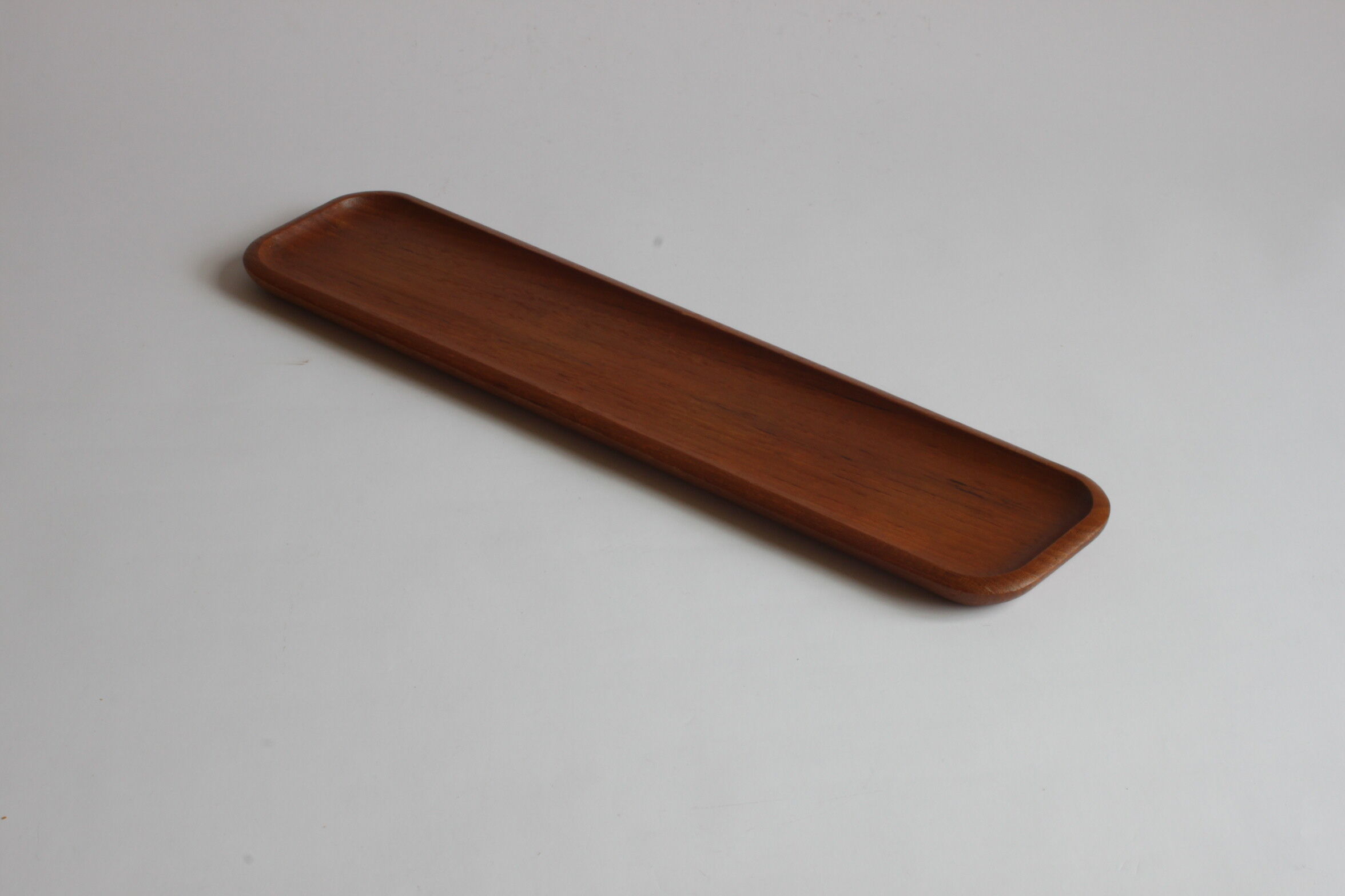 Teak wooden serving tray by Karl Holmberg, Sweden 1960s.