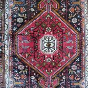 Handmade Persian Tuyserkan rug 218x124cm