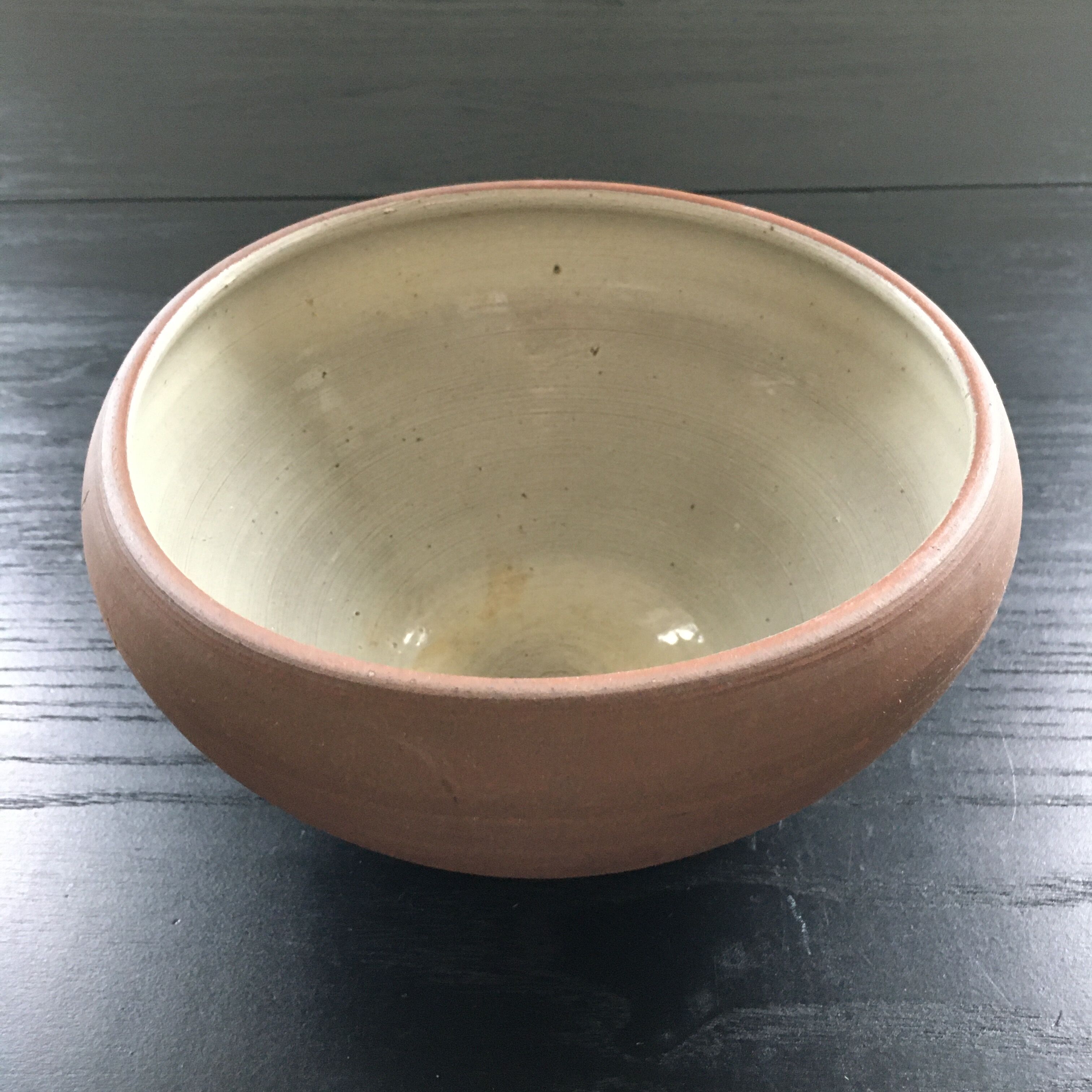 Jatte brune intérieur émaillé