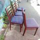 4 chaises Modèle SM50, type High Rise. PALIS
