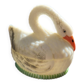Swan bombonniere in opaline Vallerysthal