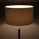 Big mid-century floor lamp / teak / aluminum / Danish modern design / 1960s / 1970s