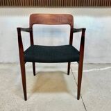 Model 56 Danish teak chair with armrests by Niels O. Møller for J.L. Møllers, 1954