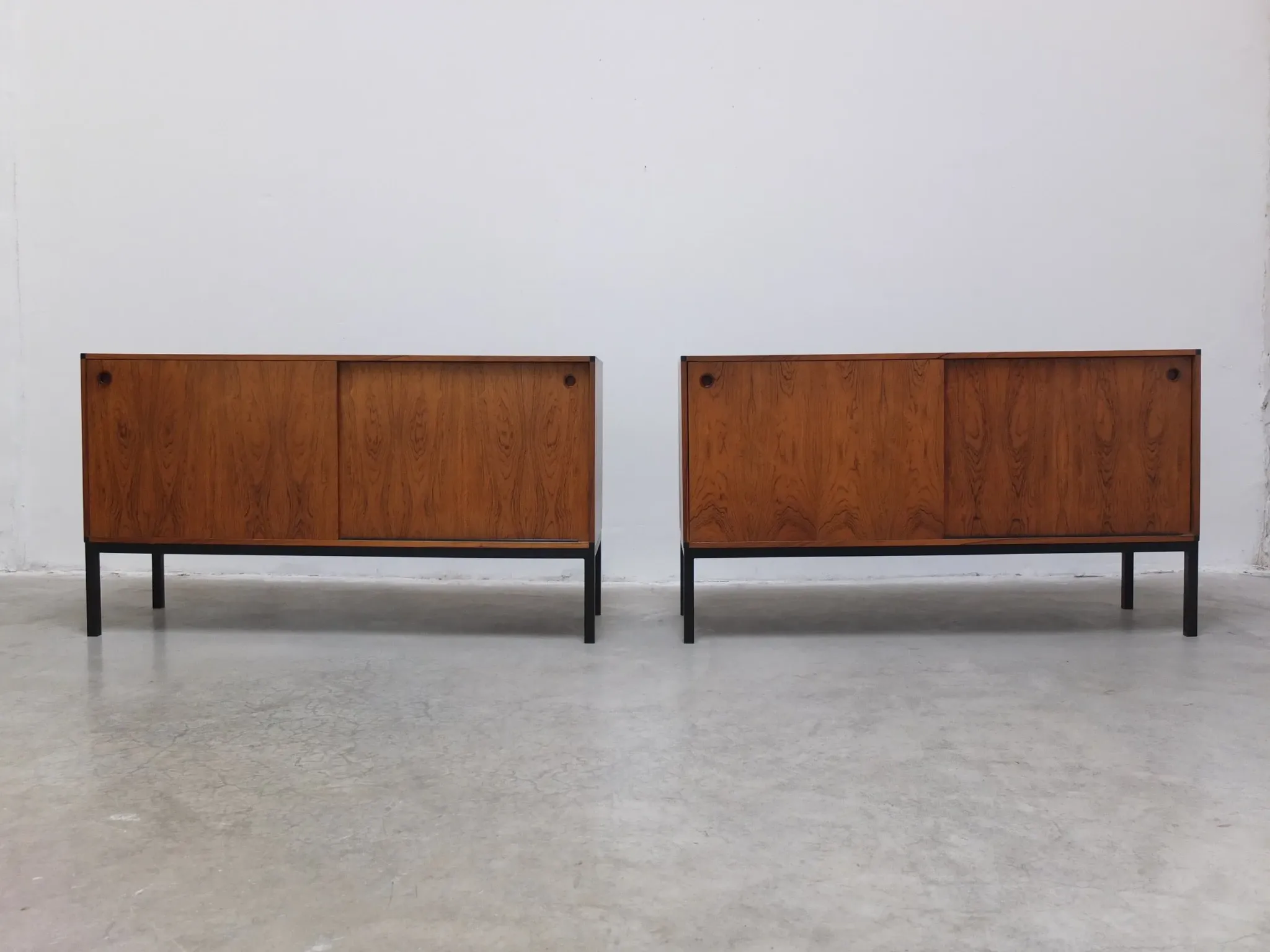 Pair of sideboards by Hans Hove & Palle Petersen for Christian Linneberg, 1960s