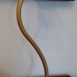 Asymmetrical hanging lamp with orange lampshade 70s/80s