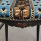Chaise ancienne française Napoléon III incrustée de nacre