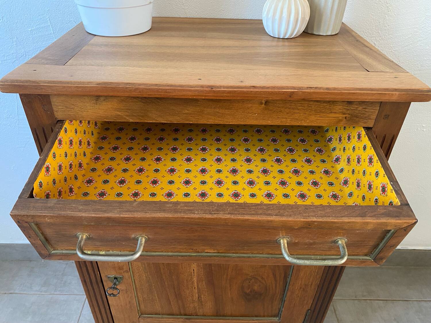 Beautiful vintage art deco jam jar