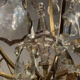 Chandelier with crystal pendants 1940