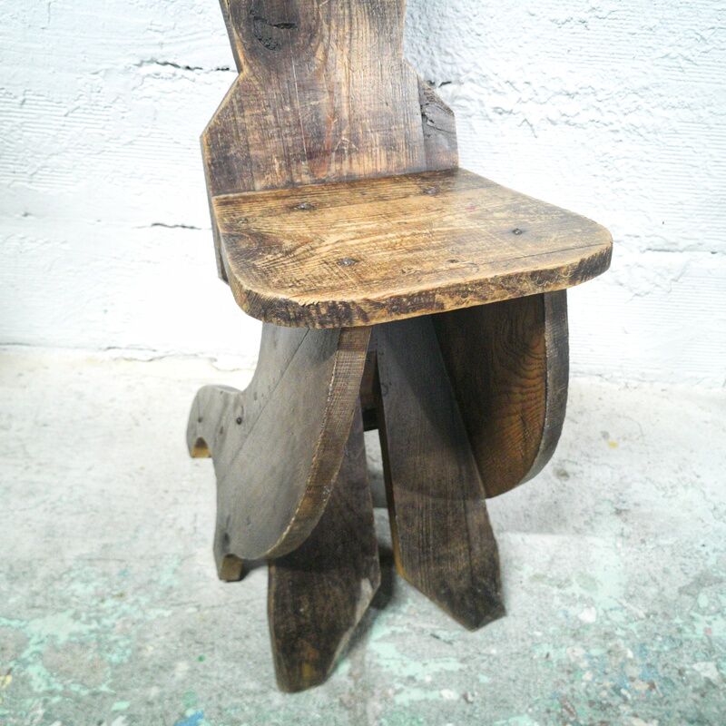 Brutalist chair