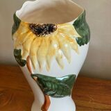 Sunflower decor vase