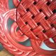 Fruit bowl, woven ceramic basket, Vallauris