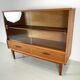 Petite vitrine vintage Jentique des années 1960 en bois de teck